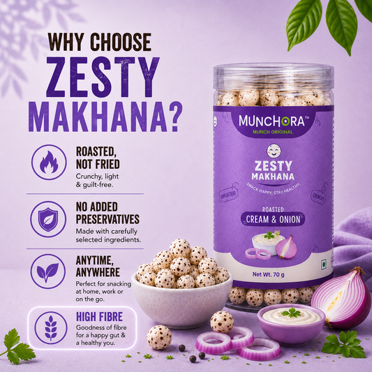 Zesty Makhana – Cream & Onion