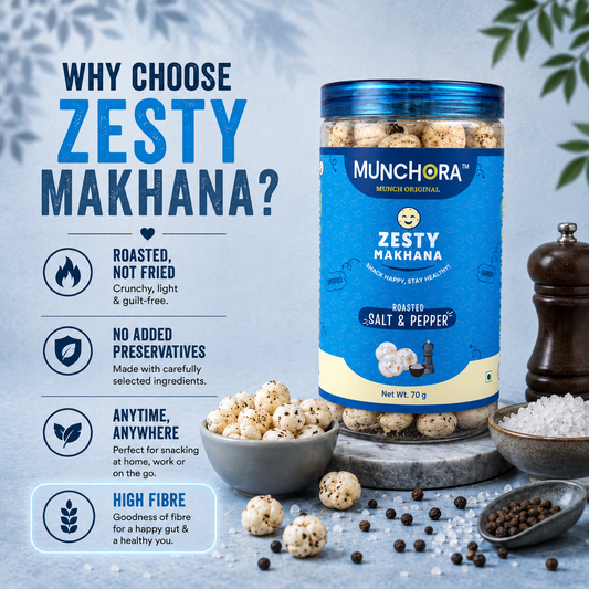 Zesty Makhana – Salt & Pepper