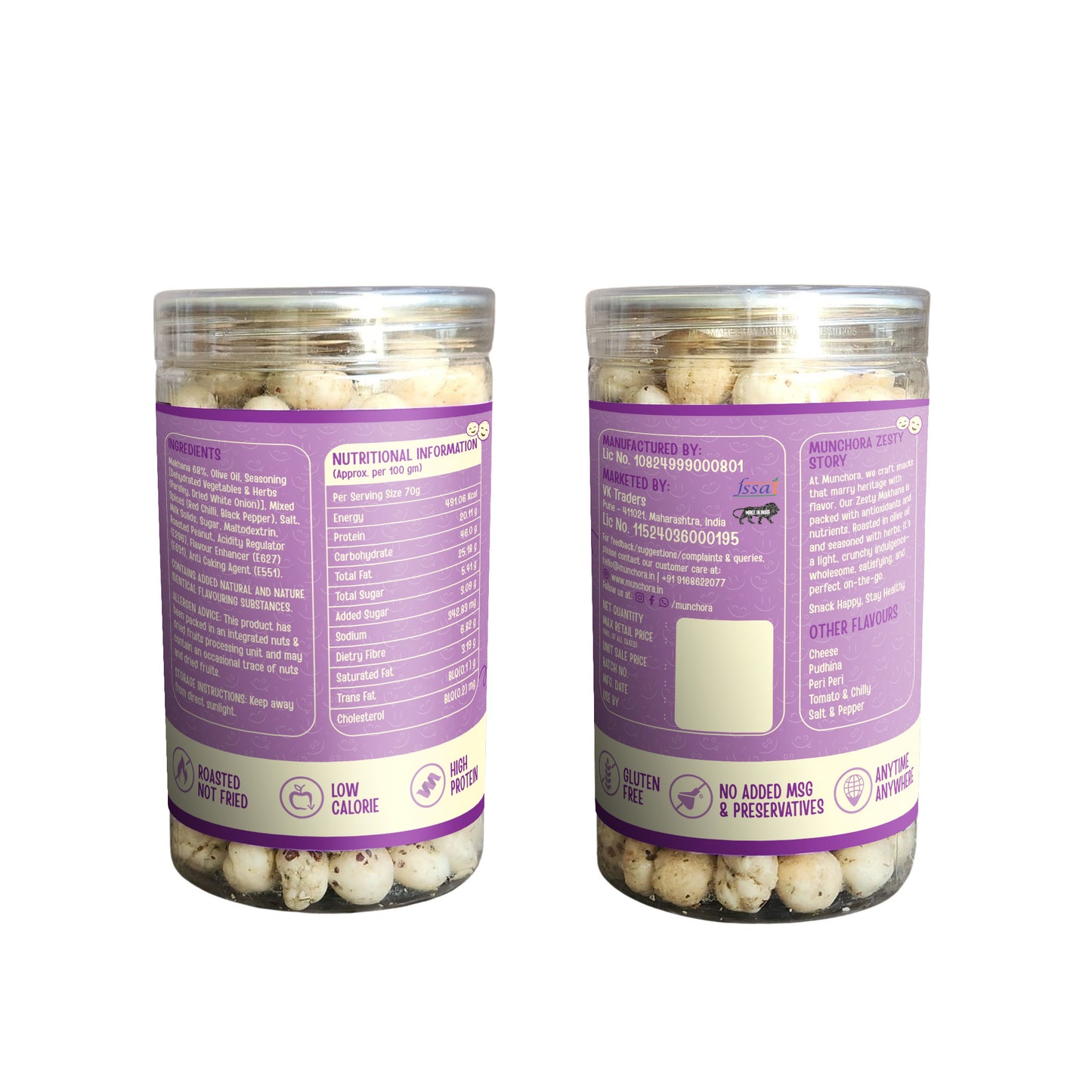 Zesty Makhana – Cream & Onion