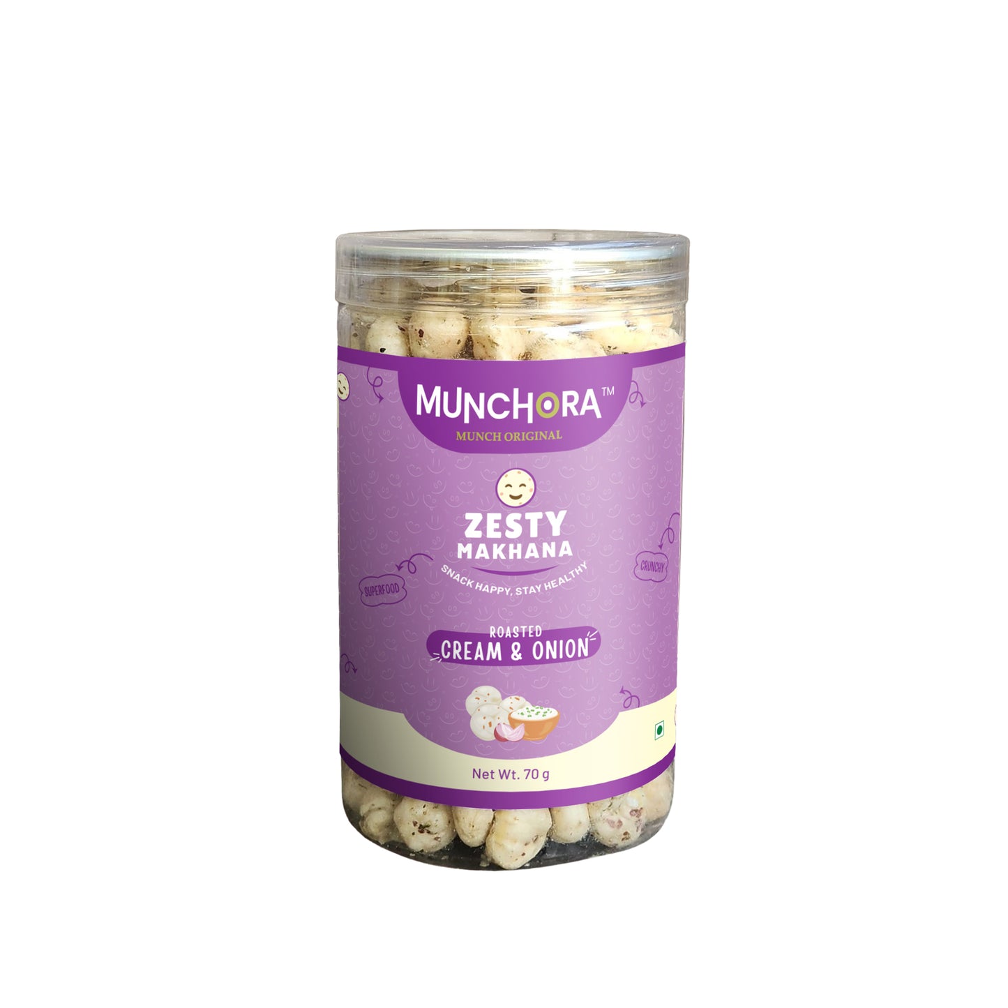 Zesty Makhana – Cream & Onion