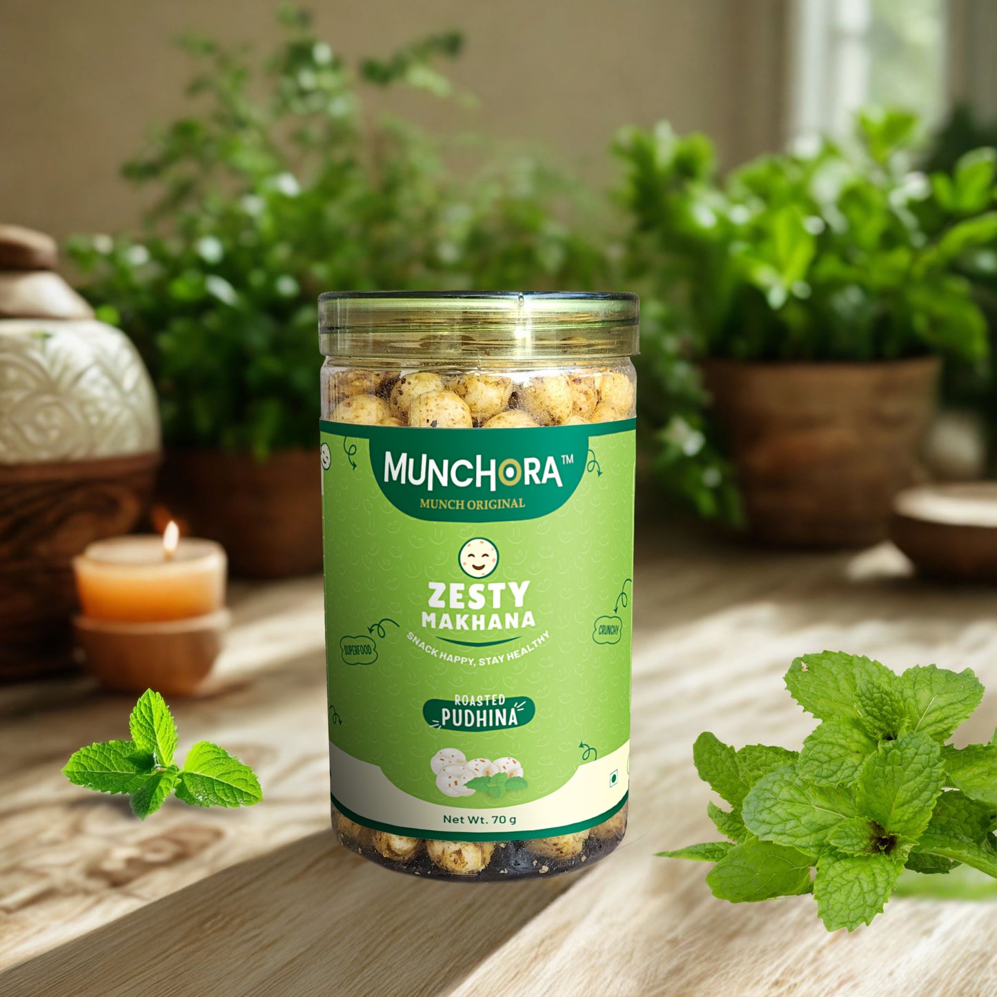 Zesty Makhana – Pudina