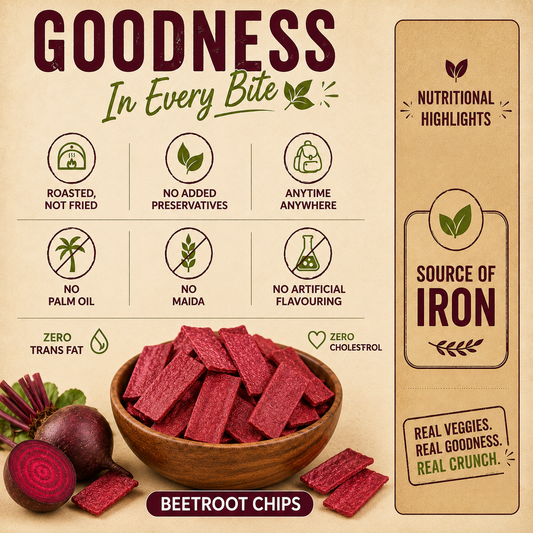 Beetroot Non-Fried Chips (45 g × 4)