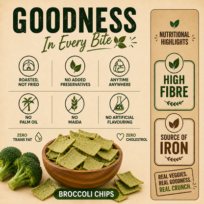 Broccoli Non-Fried Chips (45 g × 4)