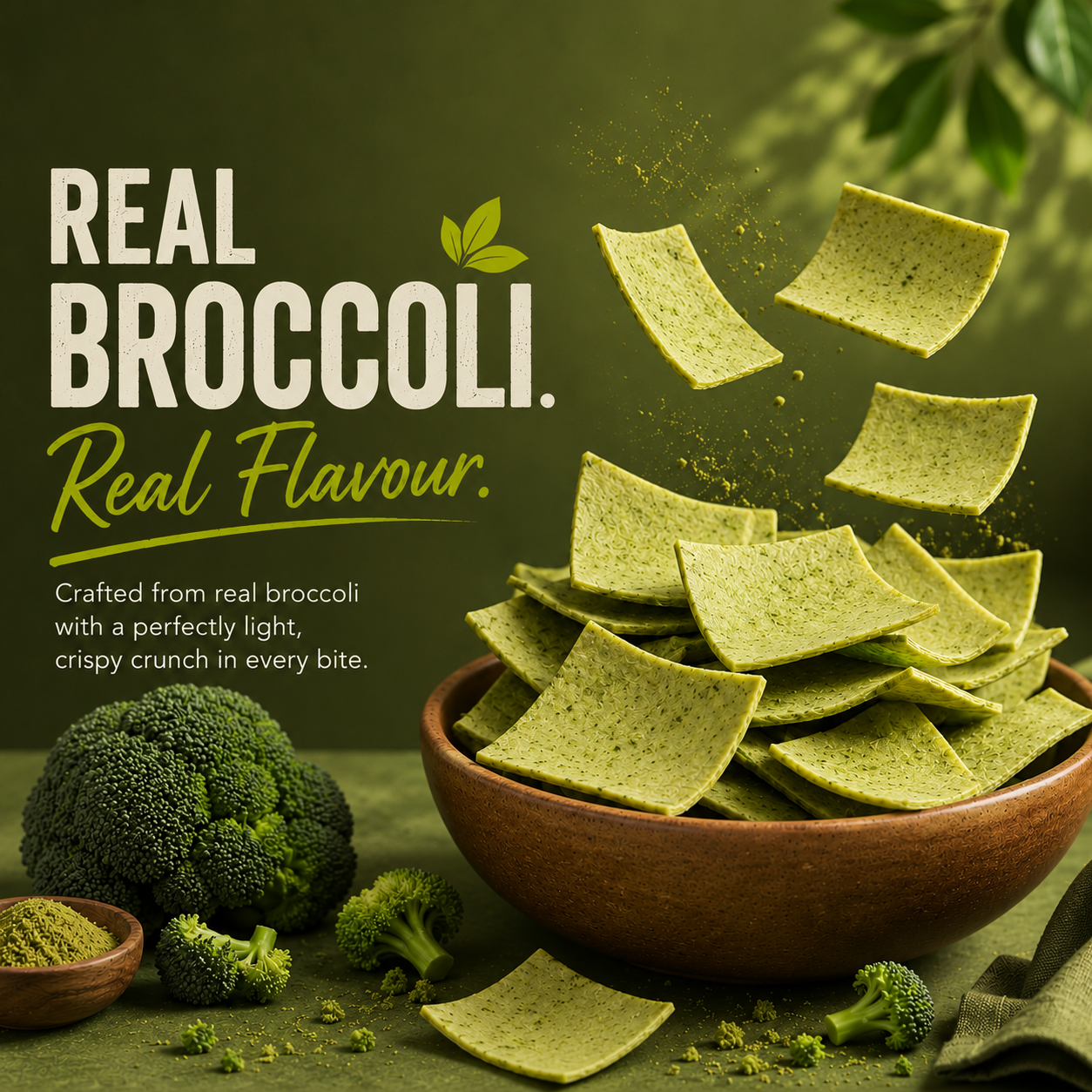 Broccoli Non-Fried Chips (45 g × 4)