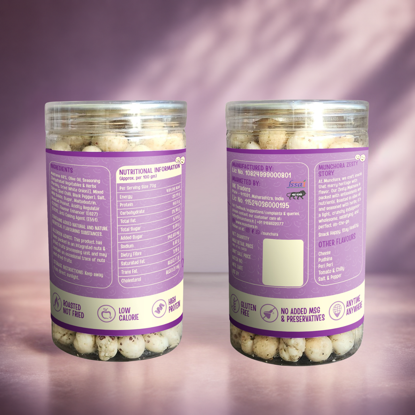 Zesty Makhana – Cream & Onion