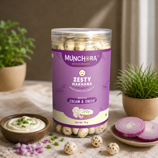 Zesty Makhana – Cream & Onion