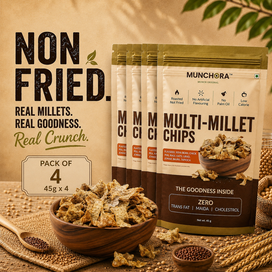 Multi Millet Non-Fried Chips (45 g × 4)