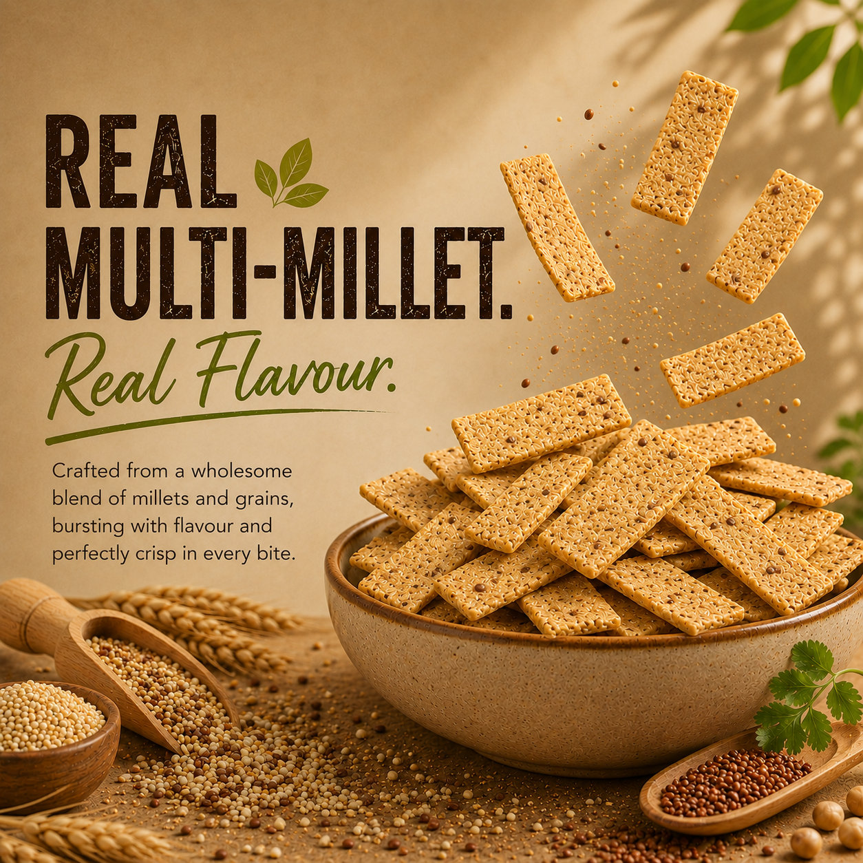 Multi Millet Non-Fried Chips (45 g × 4)