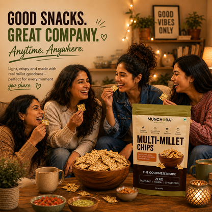 Multi Millet Non-Fried Chips (45 g × 4)