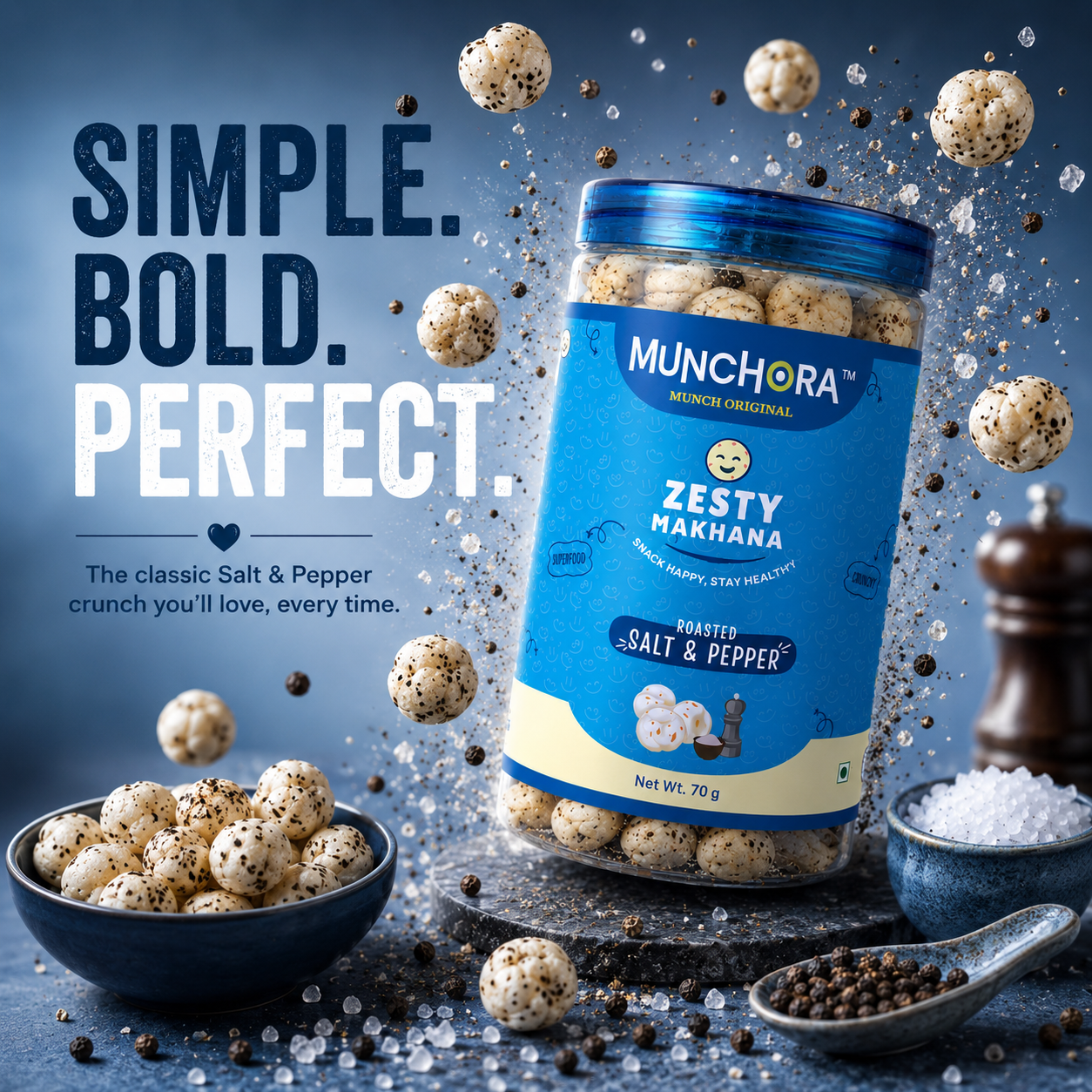 Zesty Makhana – Salt & Pepper