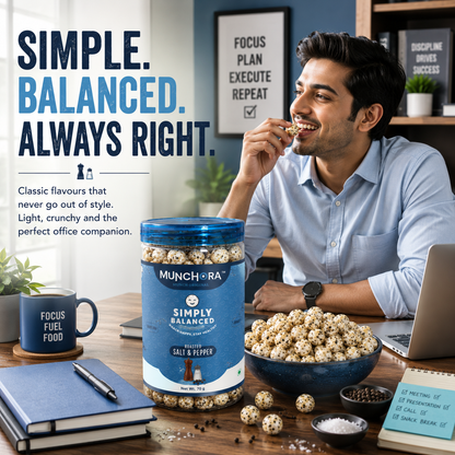 Zesty Makhana – Salt & Pepper