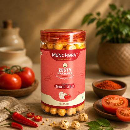 Zesty Makhana – Tomato & Chilli