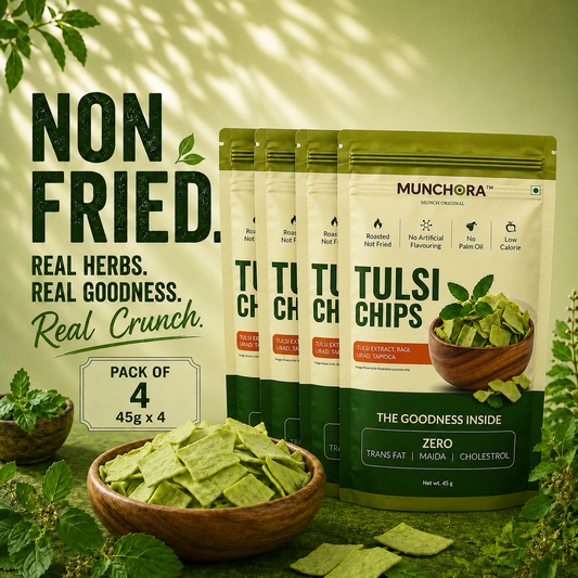 Tulsi Non-Fried Chips (45 g × 4)