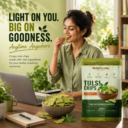 Tulsi Non-Fried Chips (45 g × 4)