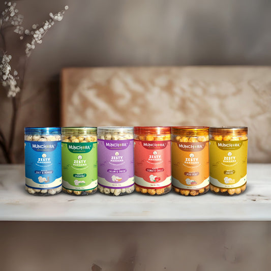 Zesty Makhana Combo Pack (6 Flavours)